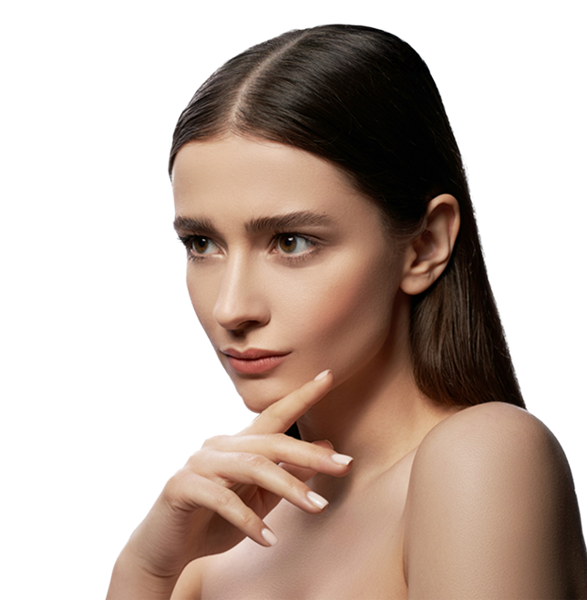 Model showcasing beauty